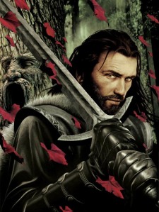 Ned Stark with Ice, by John Picacio